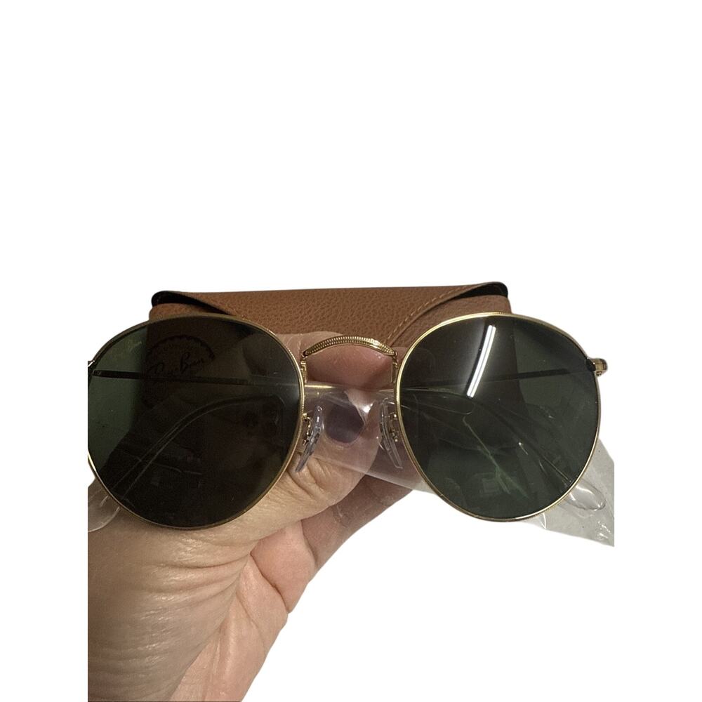 Ray-Ban Round Metal Legend Gold Men's Sunglasses - Gold Frame with Green Classic
